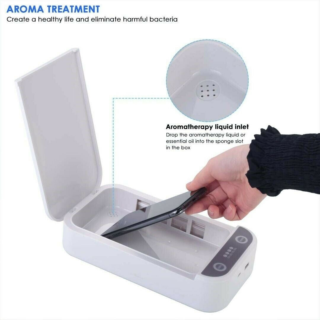 UV Ultraviolet Light Cleaner Storage Box Tool For Cell Phone Jewelry Cleaning UV Ultraviolet Light Cleaner Storage Box Tool For Cell Phone Jewelry Cleaning